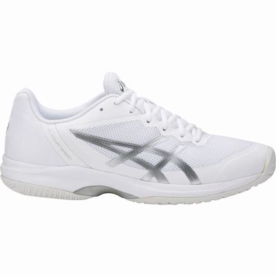 Asics Gel-Court Speed - Miesten Tenniskengät - Valkoinen/Hopea